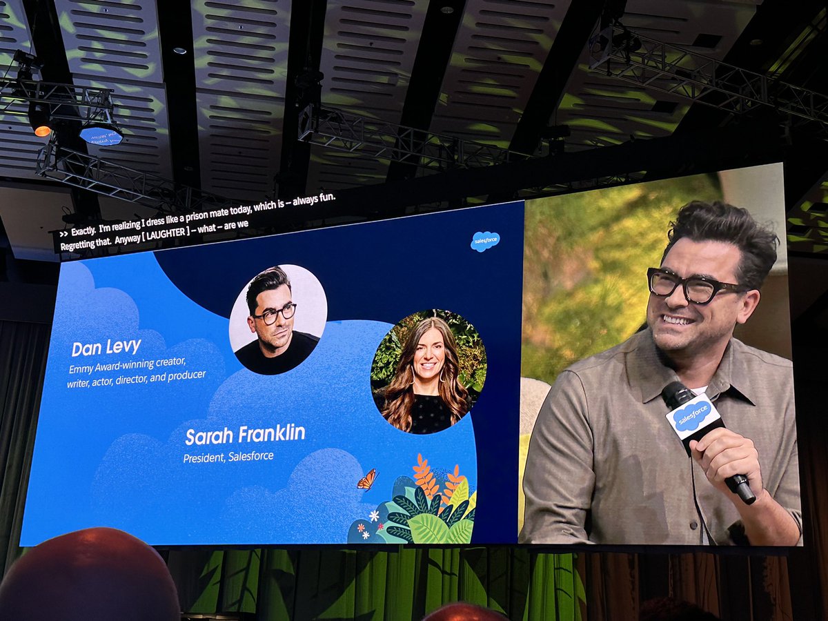 Been looking forward to closing out my #CNX23 experience with the keynote with Dan Levy!