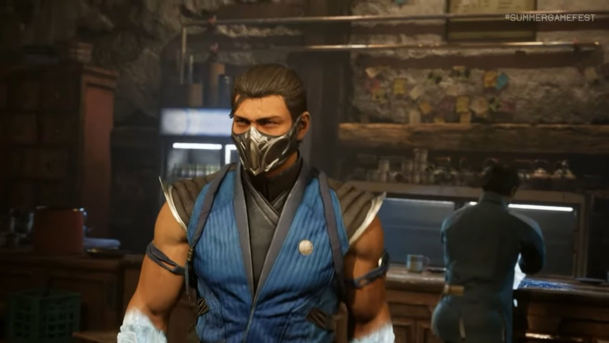 Scorpion and Sub Zero look so fucking badass. I think it's very interesting that they are now brothers. It also seems obvious that Scorpion does have his powers. #MortalKombat1