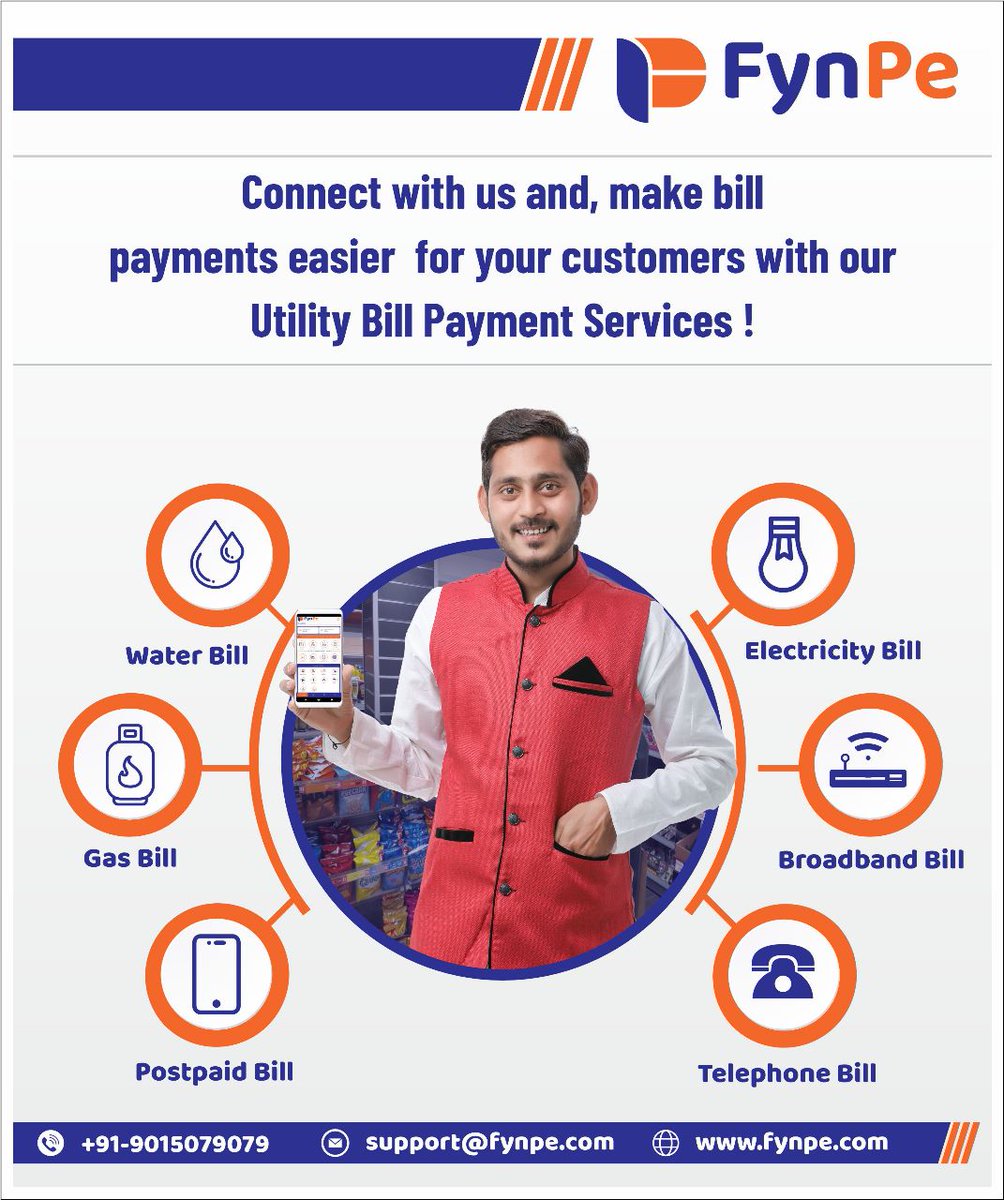 Make essential bill payments easy for your customers at your shop and attractive commision from us ! Call us today and get started.
#BillPay
#UtilityPayments
#PayYourBills
#ConvenientPayments
#EasyBillPayment
#UtilityBillSolutions
#QuickPay
#OnlineBillPayment
#EfficientPayments