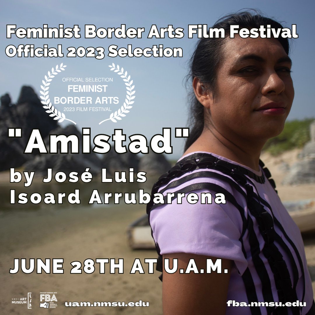 gensXprof's tweet photo. "Amistad" by José Luis Isoard explores a rekindled friendship, #Muxe identity in #Zapotec culture, and survival's ethical challenges. Don't miss this intimate narrative at the Feminist Border Arts Film Festival's LGBTQIA+ Hemispheres program. #pride #film #FBAFF #LGBTQ #nm https://t.co/Zt7btvFL0N