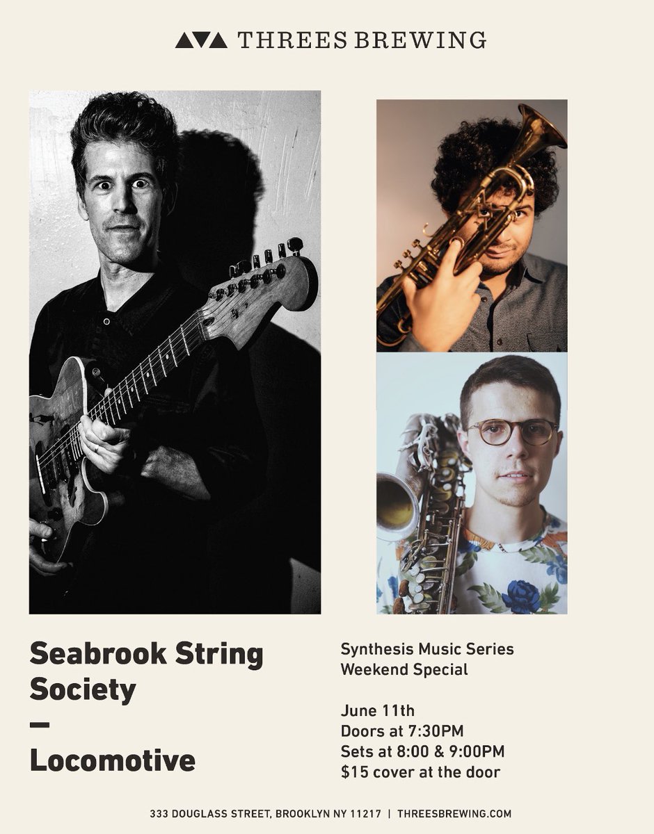brandon seabrook (@throngoftremolo) on Twitter photo Seabrook String Society featuring Henry Fraser on Bass and Erica Dicker on violin performs this Sunday 8pm <a href="/ThreesBrewing/">Threes Brewing</a> along with the great Adam Oā Farril and <a href="/davidleonsmusic/">David Leon</a> new band LOCOMOTIVE. Yeah! Seabrook String Society featuring Henry Fraser on Bass and Erica Dicker on violin performs this Sunday 8pm <a href="/ThreesBrewing/">Threes Brewing</a> along with the great Adam Oā Farril and <a href="/davidleonsmusic/">David Leon</a> new band LOCOMOTIVE. Yeah!