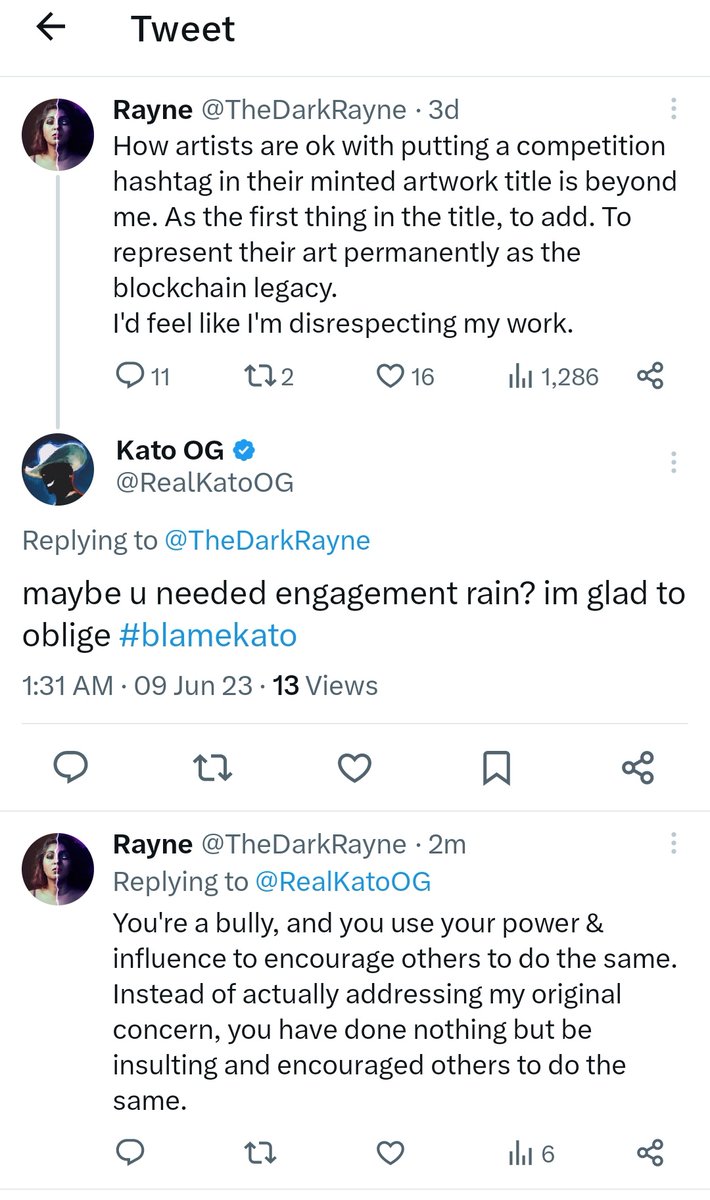 Rayne ⚫ tweet media
