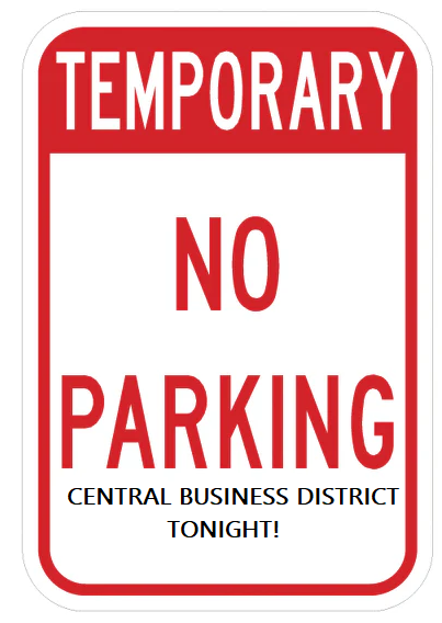 The Willmar Public Works Dept is declaring a temporary no parking alert for the Central Business District from 10pm to 6am for parking stall painting.
Area affected = 1st St to 7th St &amp; Trott Ave to Hwy 12 bypass. Vehicles may be subject to tow.
City parking lots CAN be used!