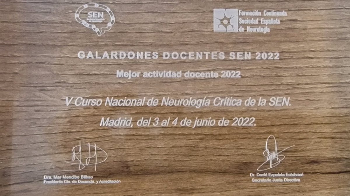 @genci_neurocríticos (@gneurocriticos) on Twitter photo Gracias a todos los que son responsables de este premio, gracias a todos los colaboradores con los que hemos contado en estos últimos 6 años, a todos los que apoyan este proyecto. Seguimos! Gracias a todos los que son responsables de este premio, gracias a todos los colaboradores con los que hemos contado en estos últimos 6 años, a todos los que apoyan este proyecto. Seguimos!