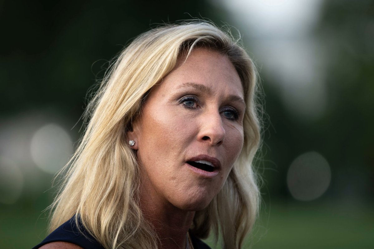 marty_taylorr's tweet image. MTG just proved why she cannot be trusted with  classified information. Due to Kevin McCarthy foolishly putting her on Homeland Security committee. She was given  access to a classified FBI document she was only supposed to read. Instead she bragged ”I took notes”. And as…