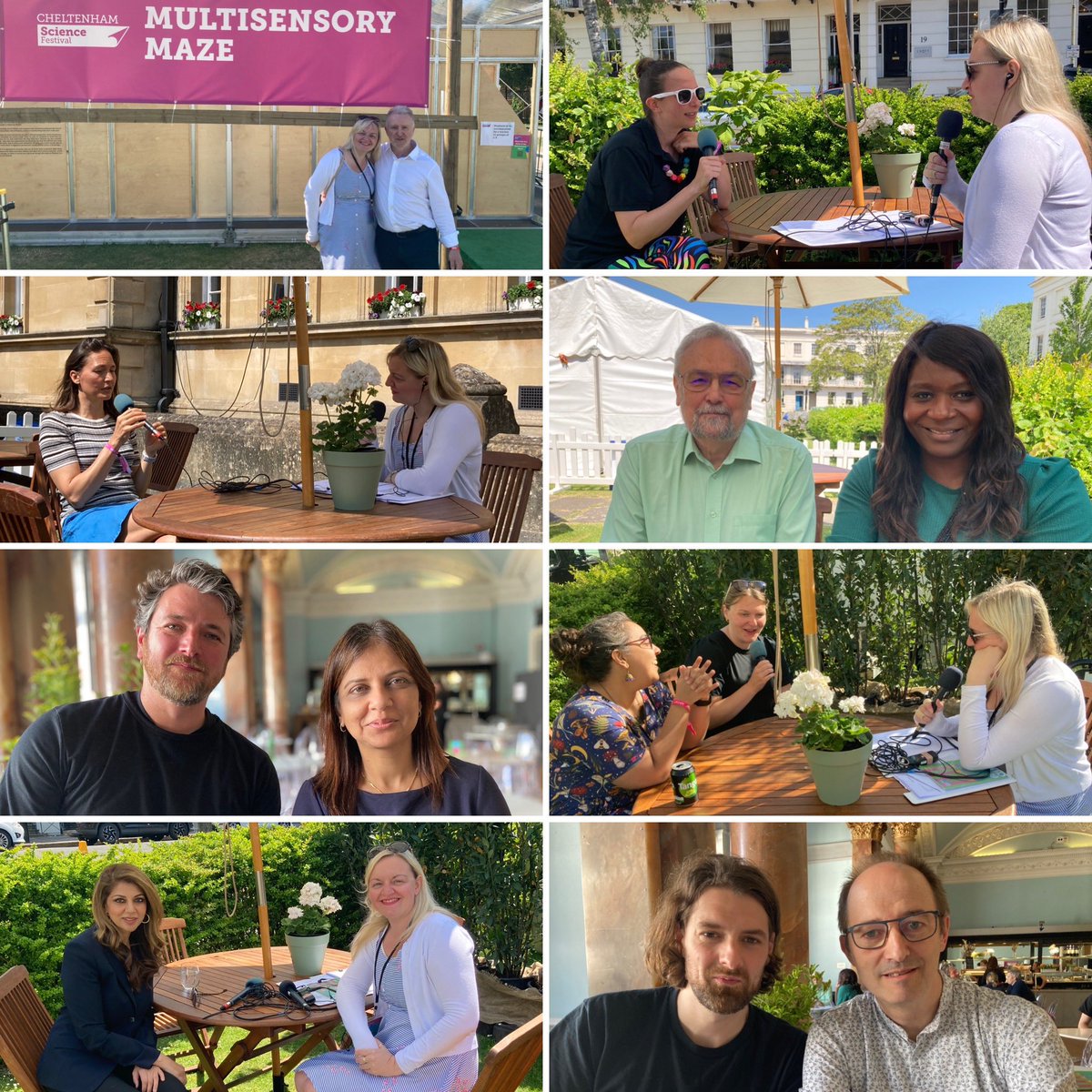 jojo_durrant's tweet photo. Very busy day 3 at @CheltSciFest ✅
Talking oceans, water, Tutankhamun, religion, music, fermentation, comedy &amp; maze!
@smithbarryc @SofiaAziz101 @helenczerski @Hana_SciArt @shirleyhalse @ChineMcDonald @TimSmedley @pritiparikh73 @SciCommRuth @SellaTheChemist @DrJohnnyDrain https://t.co/jkxWrU8XxS