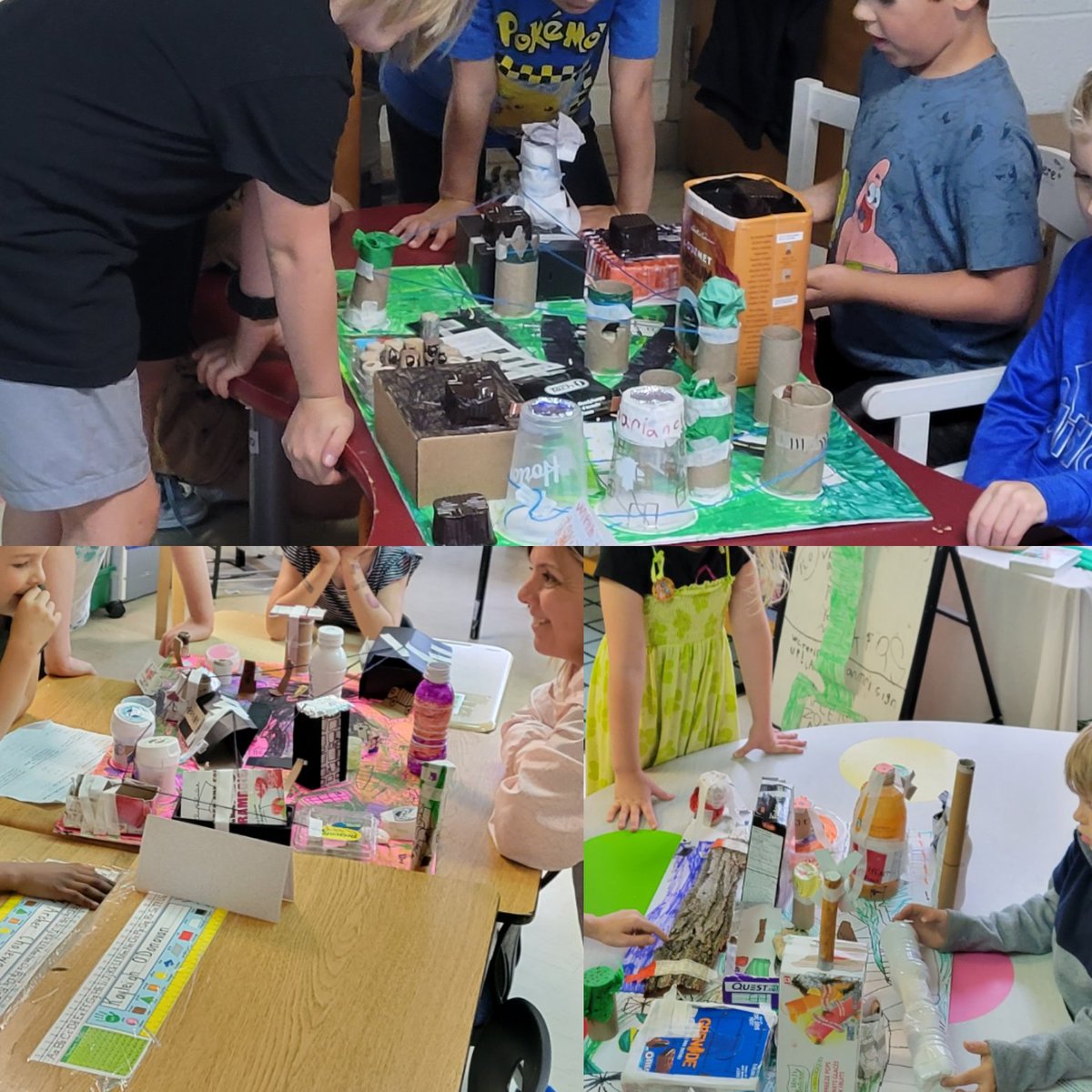 SHFlames's tweet image. Grade 1s built #caring communities that are inclusive, and environmentally friendly.
#howweorganizeourselves
Thank you to the school community for visiting, posing questions, and giving friendly feedback!