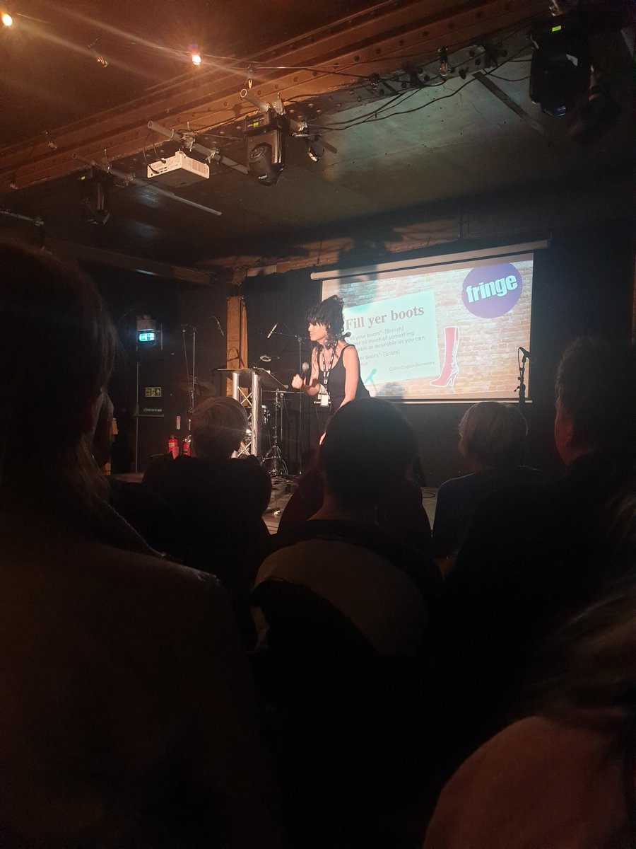 Launch of @edfringe with @Talldarkfriend at the Biscuit factory in Leith. Thrilled to be here.
See me later on @BBCScotland
 at 9.
#fringe #EDINGBURGH