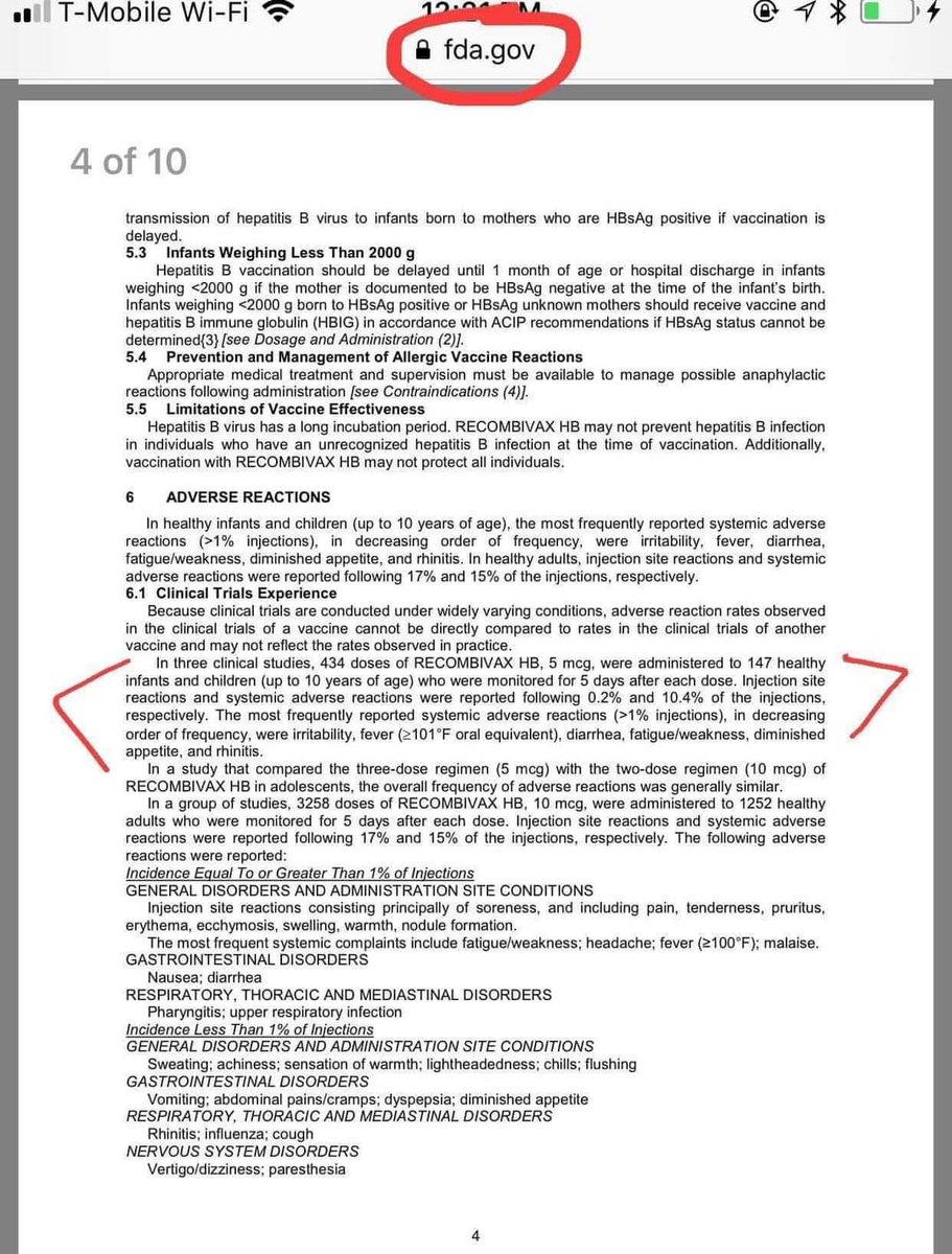 Our children are not born with packaging label inserts. No one knows the biological predisposition of their infants right out of the womb. No one. Parents have every right not to accept the Hepatitis B vaccine or vitamin K shot injected into their newborns. Parents should be…