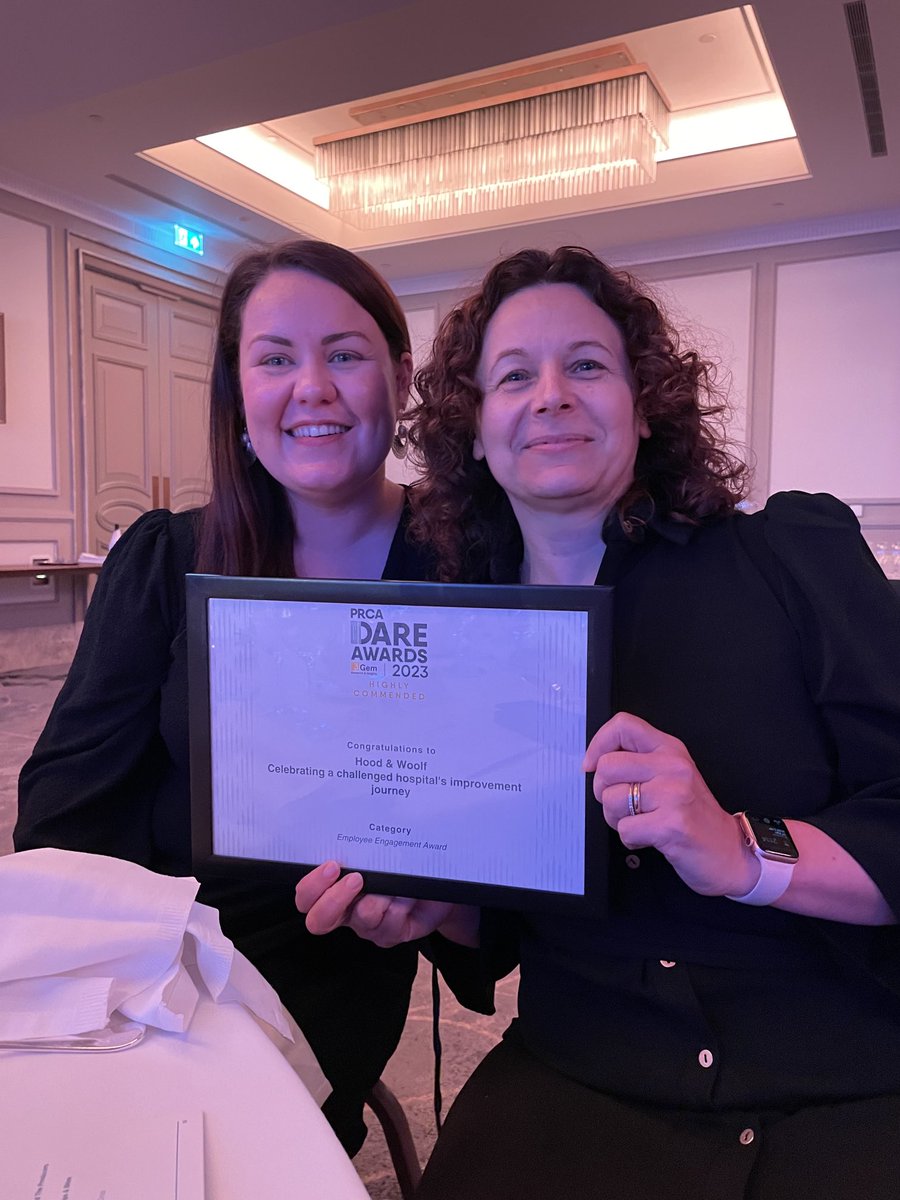 Steph Hood (@steph_hood1) on Twitter photo Fantastic result! Highly commended for our <a href="/HoodWoolf/">Hood & Woolf</a> team supporting <a href="/TeamQEH/">The QEH King's Lynn</a> on their improvement journey at the <a href="/PRCA_HQ/">PRCA</a> awards🏆 Fantastic result! Highly commended for our <a href="/HoodWoolf/">Hood & Woolf</a> team supporting <a href="/TeamQEH/">The QEH King's Lynn</a> on their improvement journey at the <a href="/PRCA_HQ/">PRCA</a> awards🏆