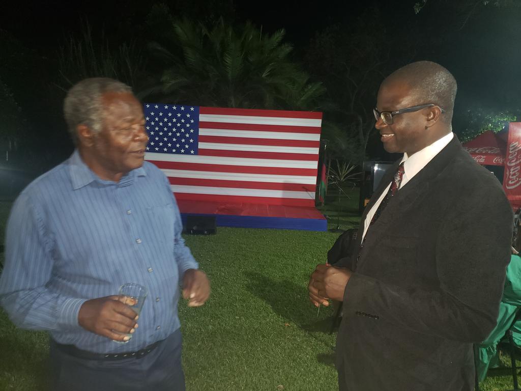 steve sharra on Twitter "Tonight, US Ambassador to Malawi, Mr. David
