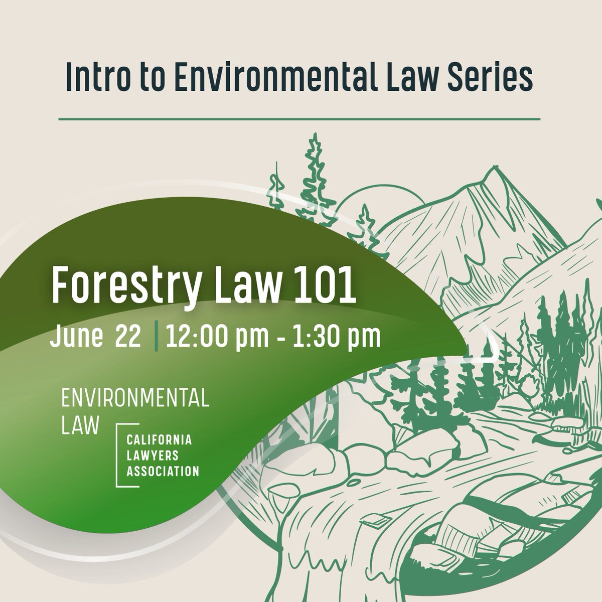 June 22 | #EnvironmentalLawSeries

We've partnered with the Forest Resources Committee of the <a href="/ABAesq/">American Bar Association</a> Section of Environment, Energy, and Resources to present "Intro to Environmental Law Series – Forestry Law 101", a #complimentary webinar.

Register now:  lnkd.in/gwyWjNSr