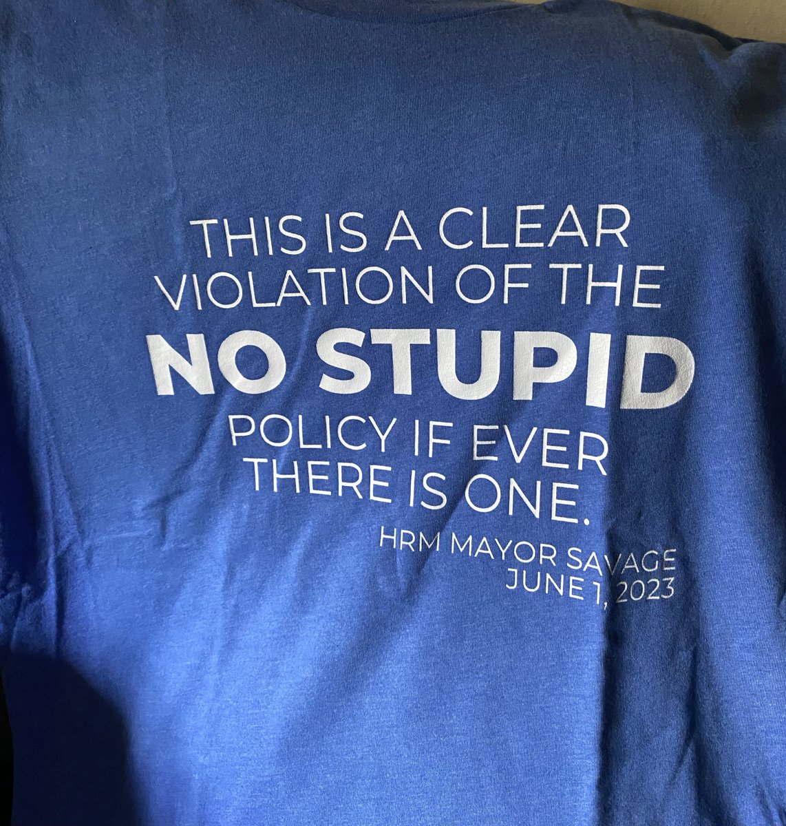 It’s here, it fits and I love it!  No doubt it will just be a matter of time until the quote is relevant again. @tidalsalt @MikeSavageHFX