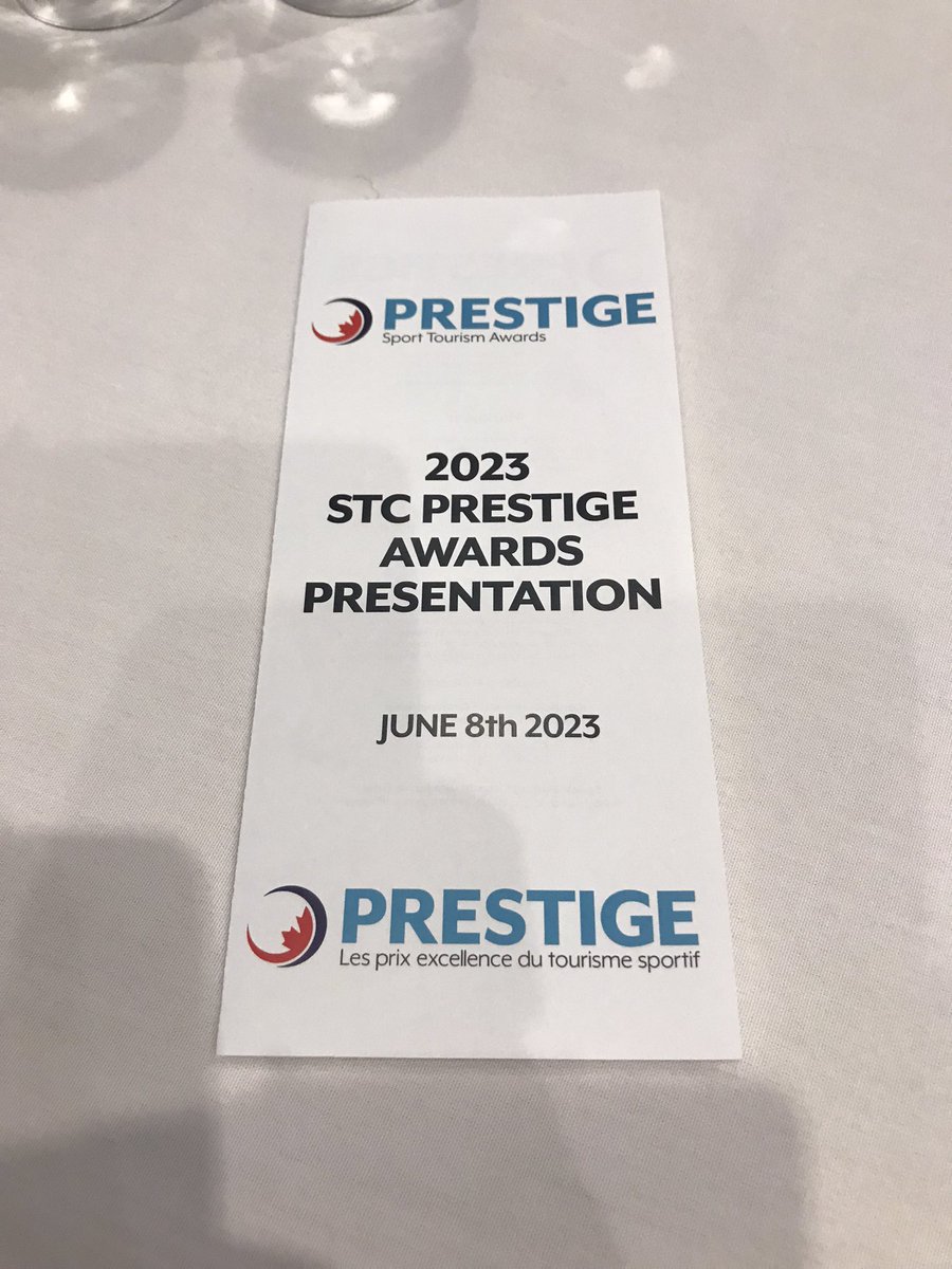 Congrats 2022 ISU World Short Track Speed Skating Championships for winning International Sport Event of the Year <$2M budget #PrestigeAwards2023 <a href="/Events_STC/">Sport Tourism Canada Events</a>  #sporttourism #SEC23 #GotGame <a href="/ADRENALIN_Mag/">ADRENALIN Magazine</a>  #AdrenalinMag