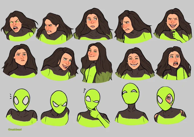 These are old but I thought I might as well repost since #spidersona is trending again Will probably be doing an updated version soon 