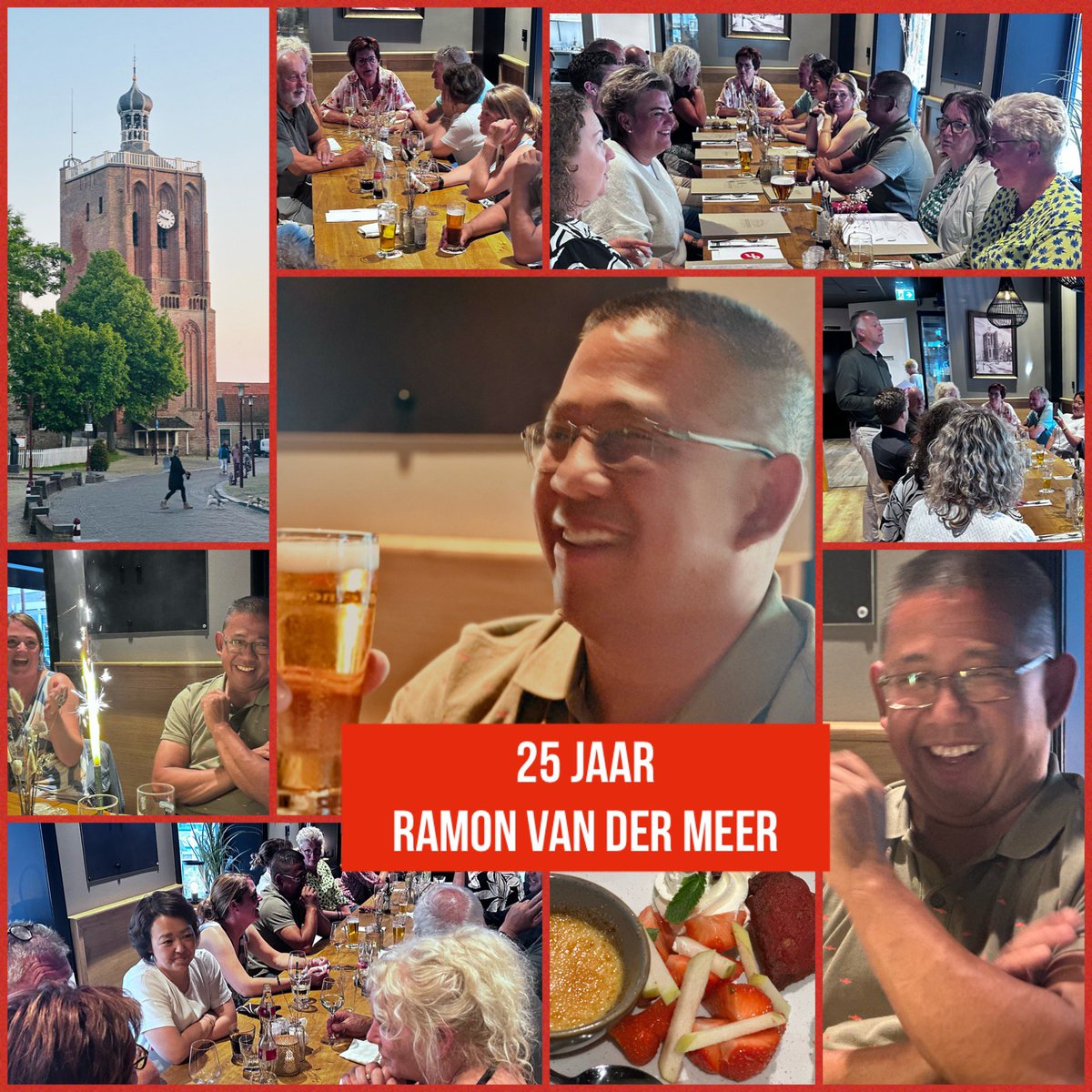 Onze fijne en over het algemeen vrolijk gestemde collega Ramon van der Meer was vandaag 25 jaar in dienst bij Hoekstra. Altijd oog voor een ander, bescheiden en ook nog eens een hele harde werker. Maar graag wel dikke ritten, er moet wel wat uitdaging in zitten! Dankewol Ramon!