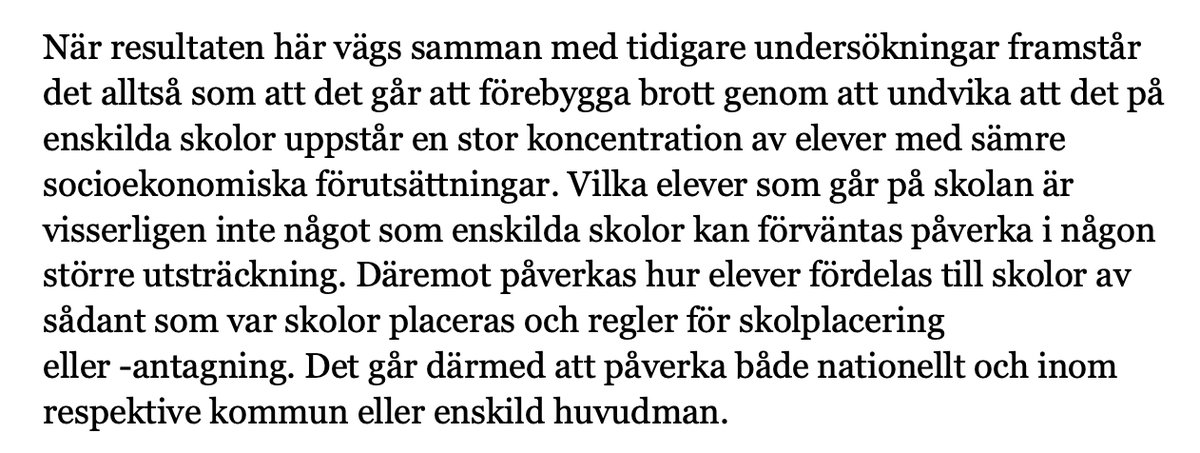 Skolinkvisition's tweet photo. Då kan vi lägga Brottsförebyggande rådet till raden av instanser som kritiserar den svenska skolmarknaden och dess segregerande effekter.  https://t.co/MMId9AERJt https://t.co/MO7KzdHdI3