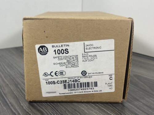 facility_sfUK's tweet photo. New Allen Bradley 100S-C23EJ14BC Ser C 23A Safety Contactor 24VDC Elec Coil -USA (ad eBay) https://t.co/vBWOQaPVG7 https://t.co/PkgGB54TOD