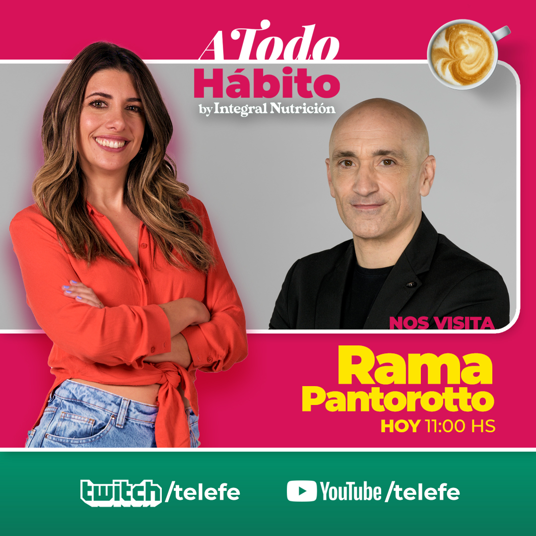 #ATodoHabito recibe la visita del periodista deportivo <a href="/ramapantorotto/">Rama Pantorotto</a> 💪 HOY a las 11hs ⏰ <a href="/integralnutriok/">Lic. Laura Romano</a> te espera por Twitch y Youtube 📺 💚