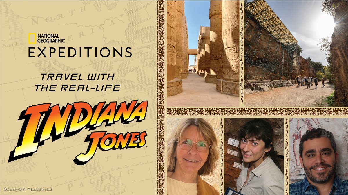 Meet a real-life Indiana Jones! 💥 Check out this Q&A with 3 National Geographic Expert Archaeologists who are much like Indy, plus find out how you can travel alongside them with #NationalGeographicExpeditions 🗺️ di.sn/6016OISqu