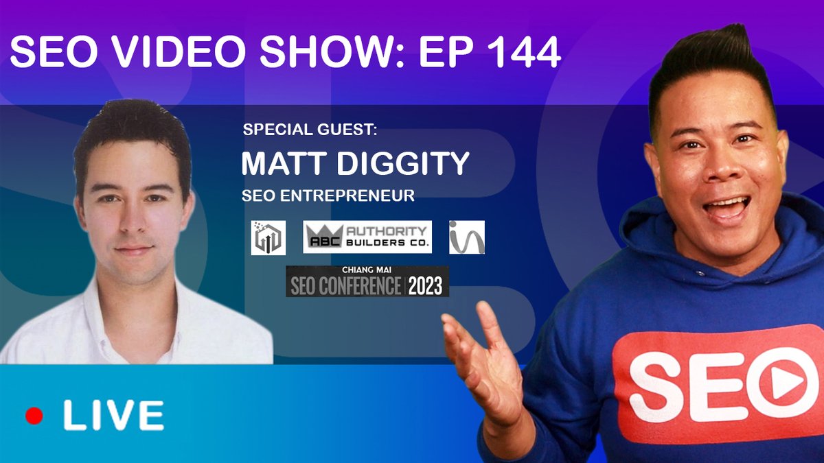 👀 Watch <a href="/mattdiggityseo/">Matt Diggity</a> tonight at 6pm PST on a special episode of the <a href="/seovideoshow/">SEO Video Show</a>! 

📷 youtube.com/watch?v=5IdGrd…