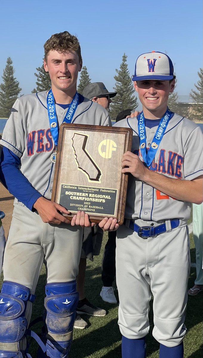 "WONDER BOYS WIN IT ALL"

Westlake High's baseball team could have easily been home for the playoffs after a fourth-place finish in league. Instead, the Warriors are CIF SoCal Division III champions.

The Wonder Boys made history. Read all about it: toacorn.com/articles/wonde…