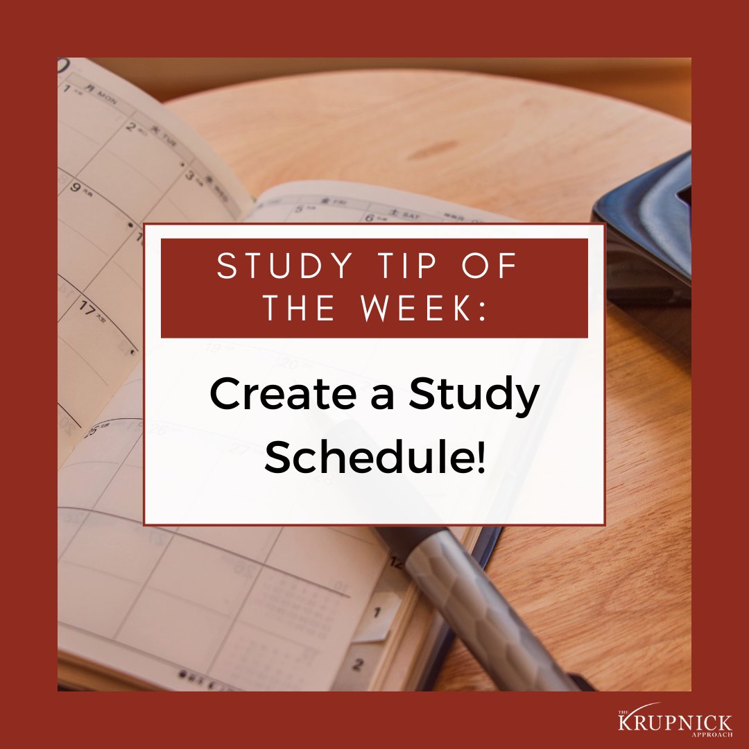 Check out our latest blog post at Krupnickapproch.com for more study tips!

#studytips #study #studying #finals #Testprep #ACT #SAT #ACTprep #SATprep #tutoring #Chicagotutoring