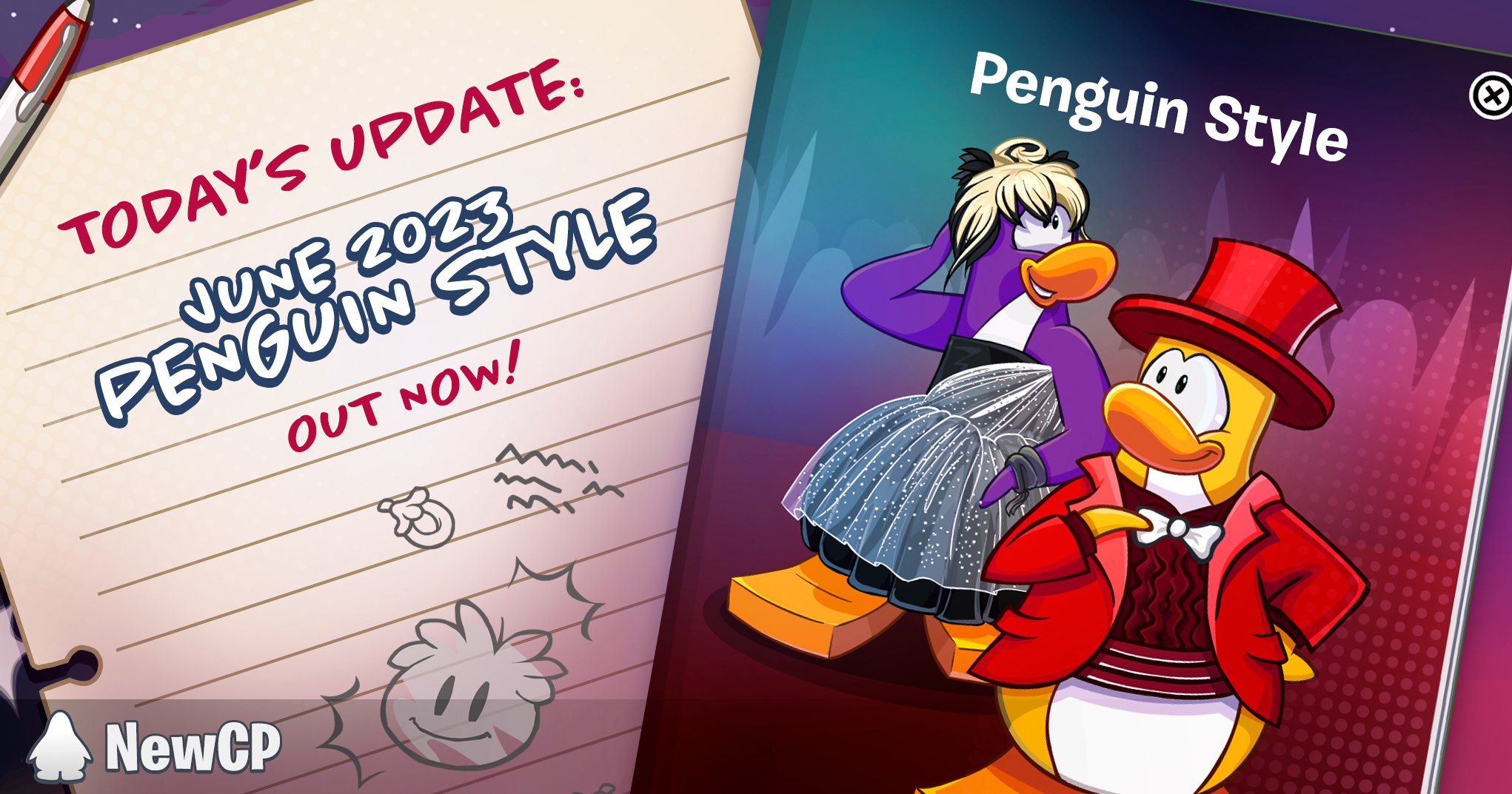 New Club Penguin on Twitter "The latest edition of the Penguin Style