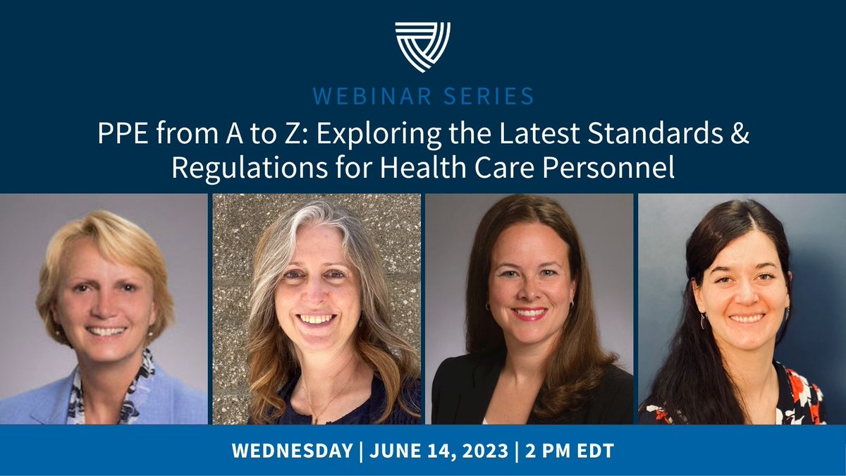 Join #NETEC for a webinar, '#PPE from A to Z: Exploring the Latest Standards & Regulations for #HealthCare Personnel,' on June 14 at 2 pm EDT. Learn about updates to the standards for liquid barrier protection of PPE, and what those updates mean for your facility's PPE selection.