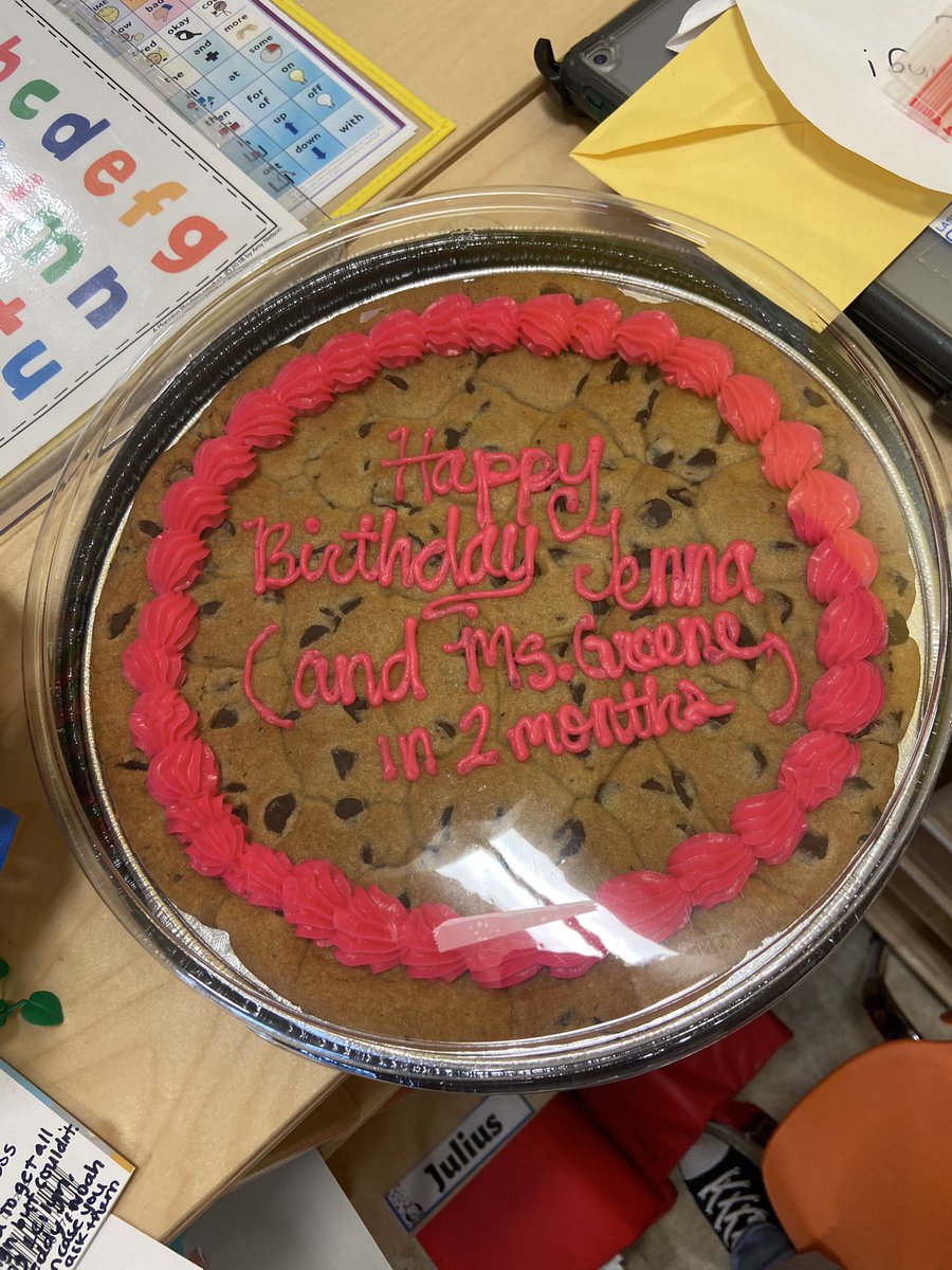 How lucky am I?! Jenna decided to celebrate her birthday by sharing it with me ( I never got to celebrate my birthday in school #summerbaby) we are both born on the 8th of the month! 

Jenna showed me true kindness today by making me feel special on her special day. <a href="/SGross48/">Stephanie Gross</a>