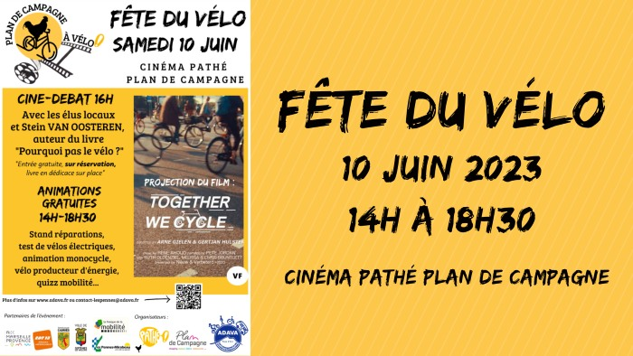 LCyclable's tweet photo. Le vélo de retour enfin à Marseille?
J'en parlerai samedi 10 juin avec des élus et @Adava_Aix lors d'un ciné-débat #TogetherWeCycle.
J'aurai le plaisir de dédicacer mon essai pour une France cyclable: "Pourquoi pas le vélo?"
Venez nombreux!
https://t.co/cXa5psOs8R https://t.co/VyUDiWGVBm