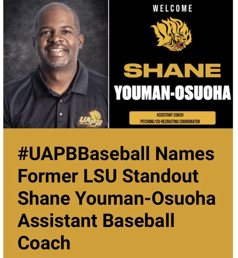 uapbcjames's tweet photo. We are continuing to look for top of the line arms for the 23’ class and beyond. You will be in great hands here with @sdyouman former @LSUbaseball National Champion and MLB pitcher … Hit him up we need YOU! https://t.co/6R1d7mwLjb