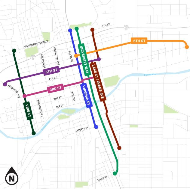 We want input on the future of downtown Reno to create a more welcoming environment for pedestrians, bicyclists and scooter riders. A public comment tool is available to learn about the project, review and rate the concepts, and participate in a survey. DowntownRenoMicromobility.com