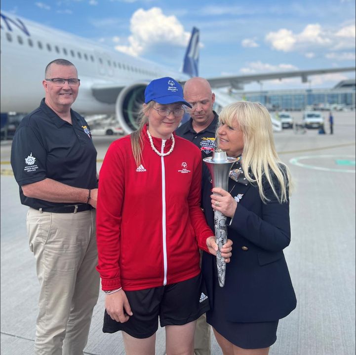 LETRforSO's tweet photo. The Flame of Hope has made it safely to Berlin for the @sowg_berlin2023. Are you ready? #UnbeatableTogether #Berlin2023 #letrforso https://t.co/34F08a9pPl