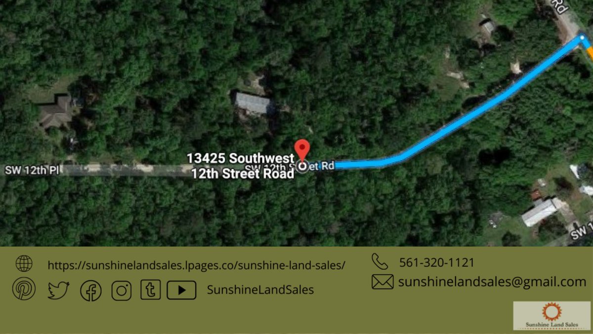 -0.23-acre land 
-Everything you’ve been dreaming of is here. 
-Located at 0 SW 12th St Rd, Ocala FL #SunshineLandSales #KurtRichter #LandforSale #MarionCounty #FloridaRealEstate 

Call: 561-320-1121 
Email: sunshinelandsales@gmail.com 
Page: sunshinelandsales.lpages.co/spfcl/