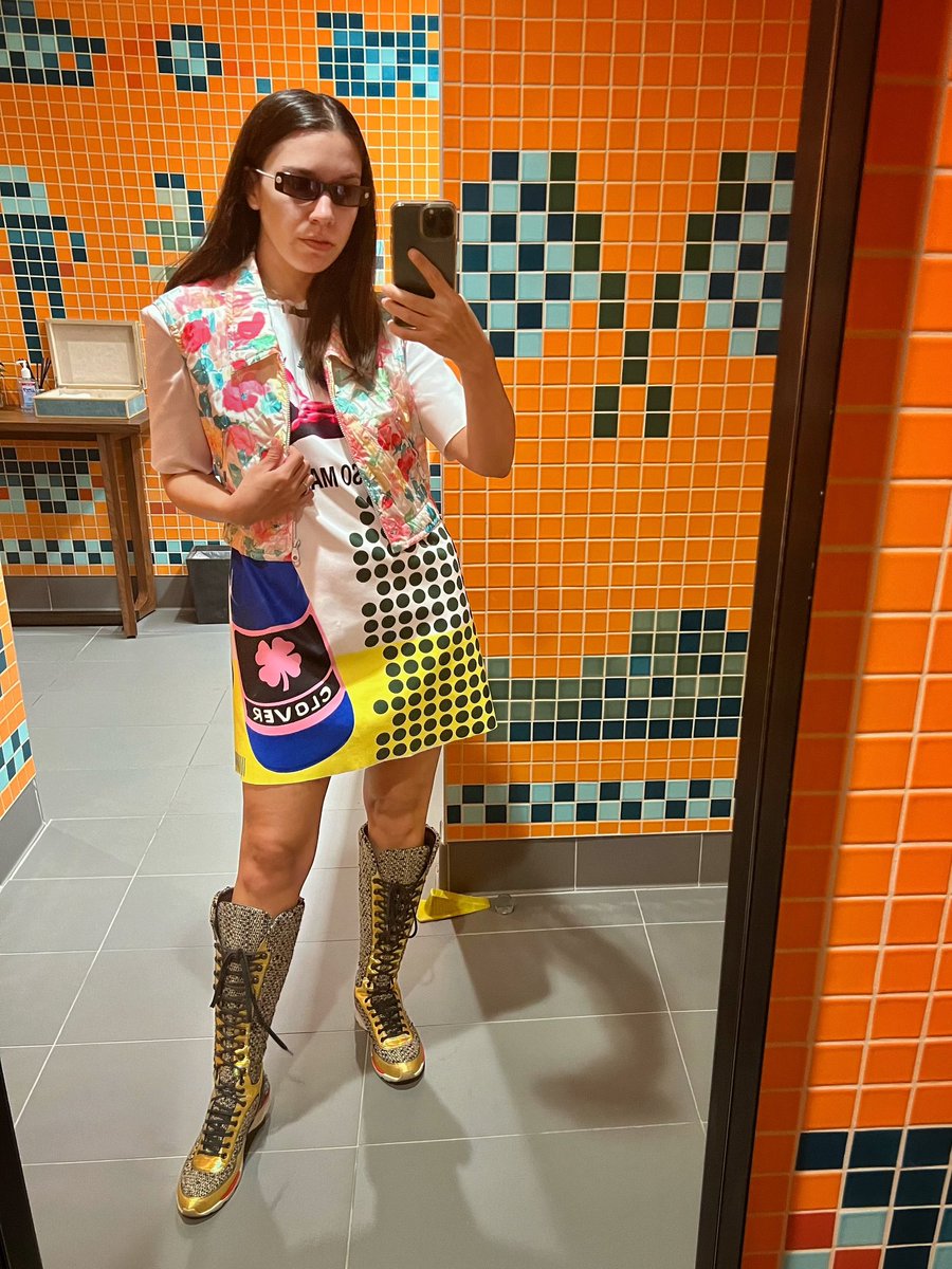 Office look today in Chanel F/W 2014 boots + Raf Simons