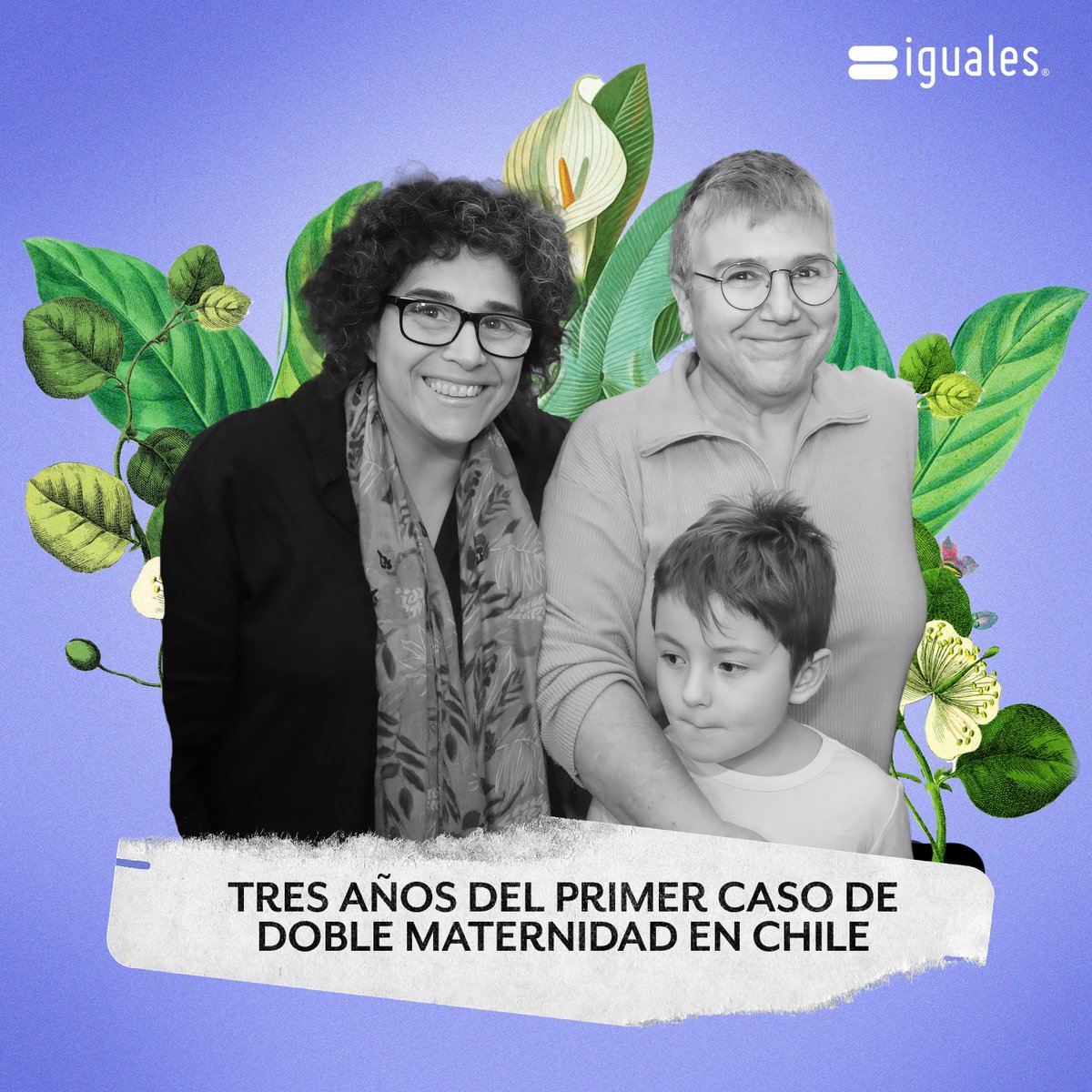 Hace tres años se dictó la sentencia, que por primera vez en Chile, ordenó al Registro Civil a inscribir a un niño en su partida de nacimiento como hijo de dos mujeres💜Celebramos los tres años de victoria para  Emma de Ramón, Gigliola Di Giammarino y el pequeño Attilio.