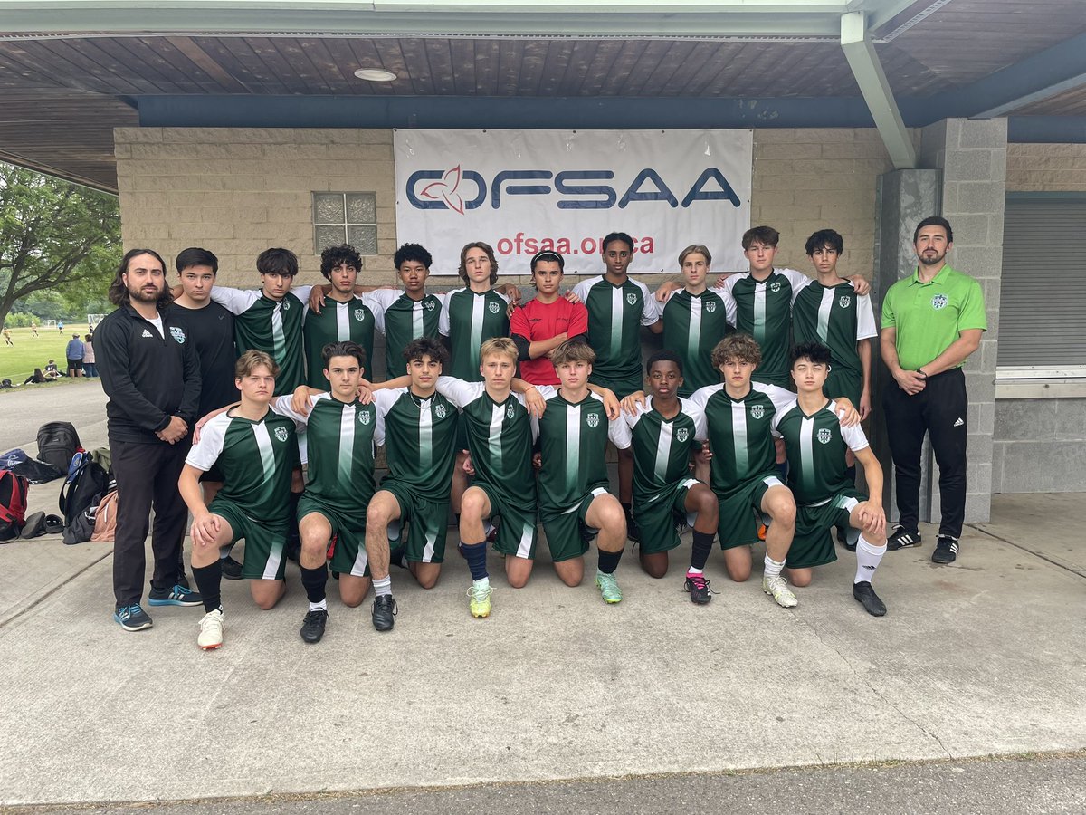 stpathletics's tweet photo. Congratulations to the St. Paul Boys Soccer team after going 2-0 in day 1 of OFSAA. @StPaulCSS1 @ROPSSAA https://t.co/N3RDFCrC0e