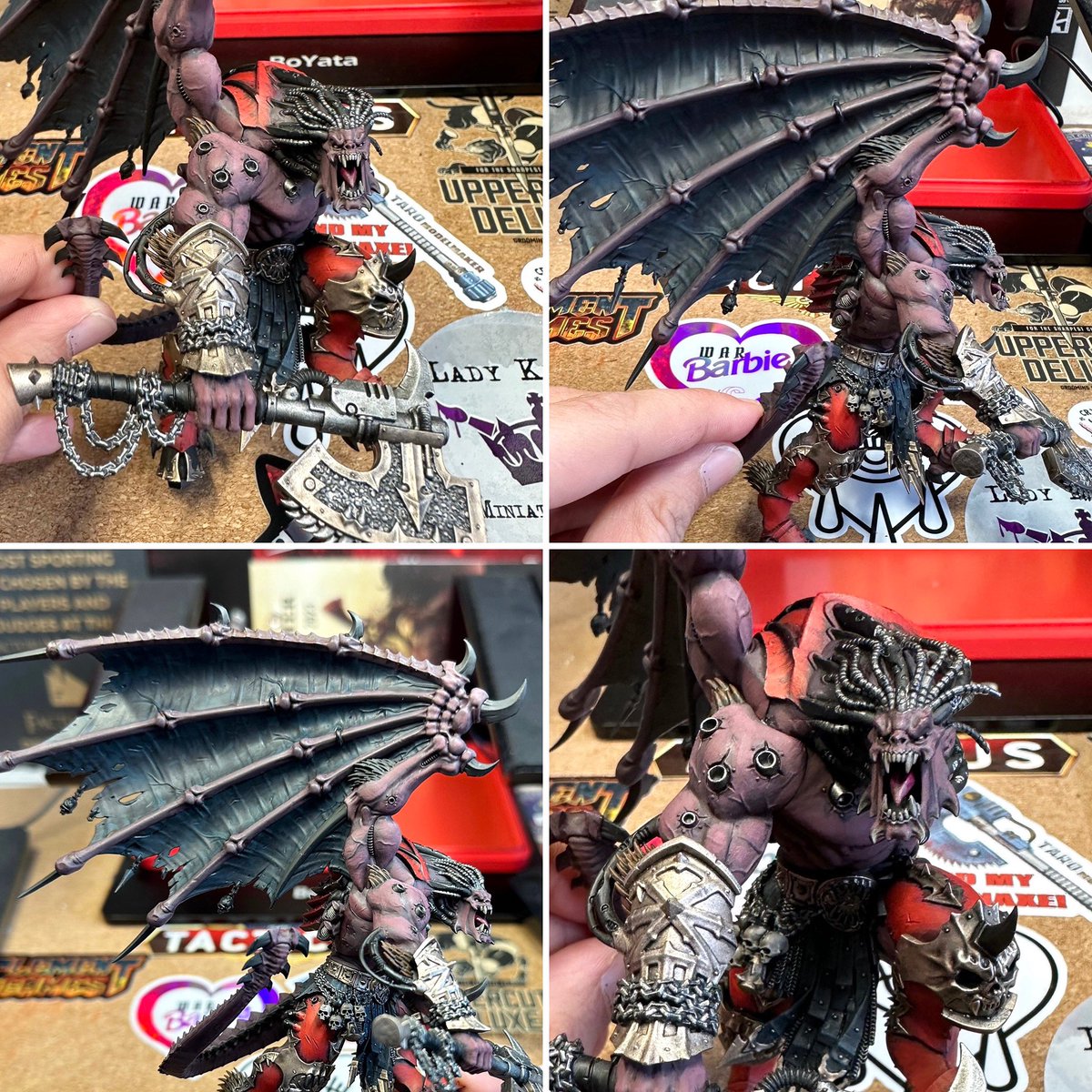 Some progress I’ve made on Angron recently!
.
#WarhammerCommunity 
#PaintingWarhammer 
<a href="/warhammer/">Warhammer Official</a>