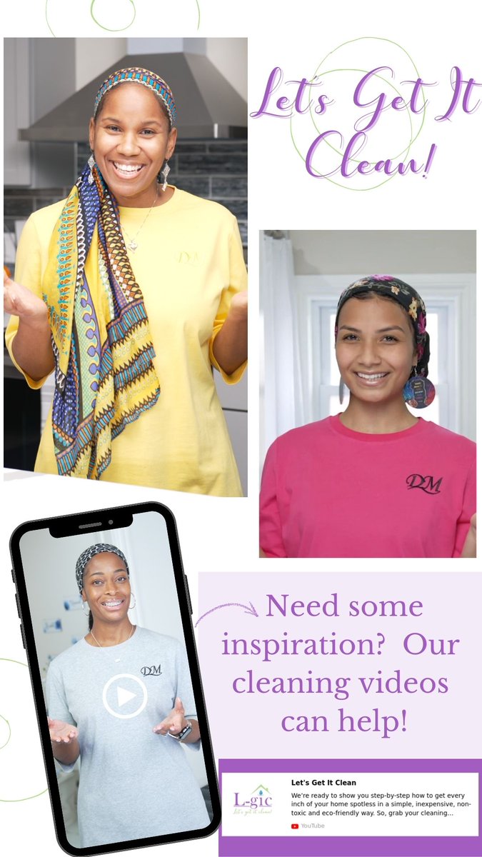 letsgetitclean's tweet image. Have some cleaning projects lined up, but don&apos;t know where to start?  Check out our easy to follow cleaning tutorials for ideas!

Click here: youtube.com/channel/UC5EW1…

#cleaning #cleaningtips #cleaninghacks 
#ecofriendlycleaning #housecleaningtips 
#bathroom #letsgetitclean