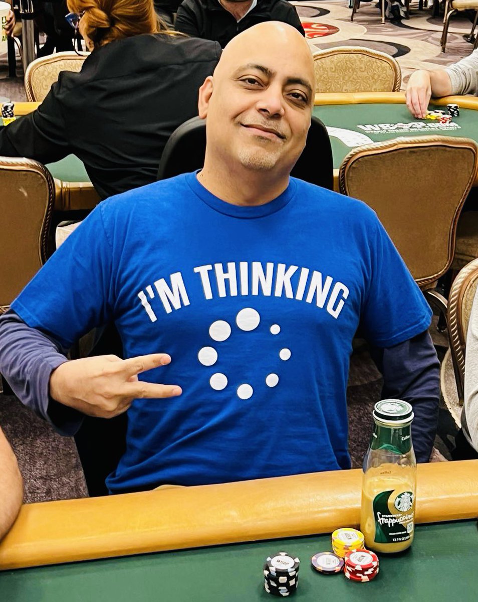 PokerTrue's tweet photo. A nice little trip to hang out with nephews @harry0600 @JapneetSingh48 and a few good clients during WSOP. Played in few daily tourneys with a bit of success. Would like to get back for main or for few other tourneys later on-dependent upon family / work as top priority first🤞🙏🏻 https://t.co/MKRD1fcr2G