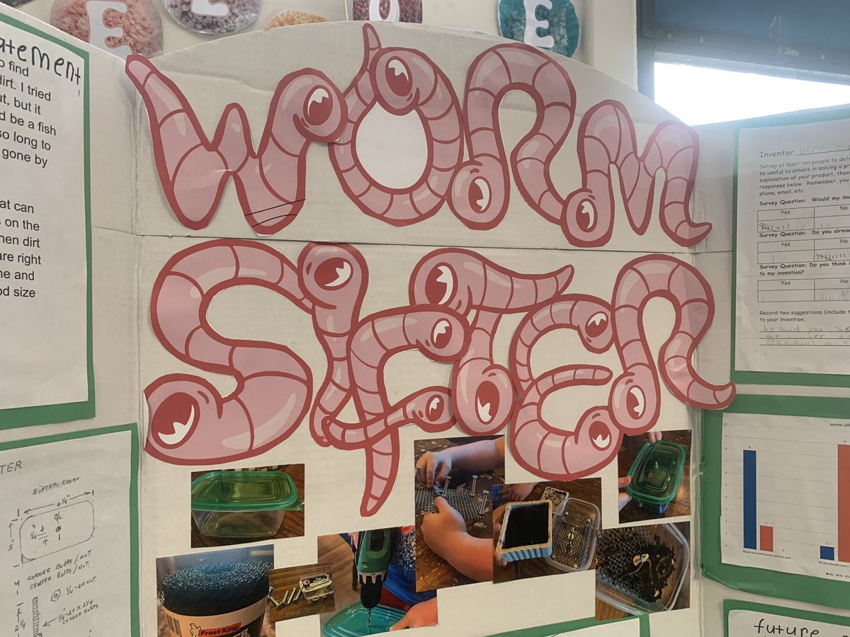 So many great ideas on display at the Foster Grade 4 Invention Convention!