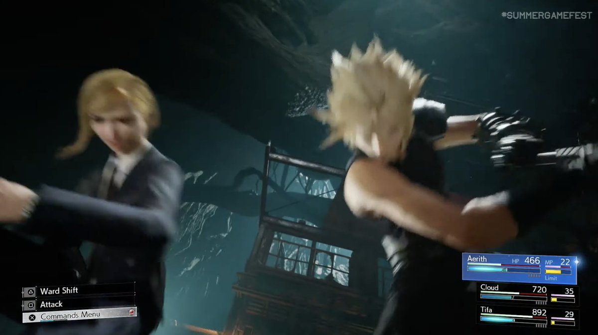 IGN's tweet photo. First looks at Final Fantasy VII: Rebirth, which will be released on two discs in early 2024.  #SummerGameFest #IGNSummerOfGaming https://t.co/joCgCLn7kQ
