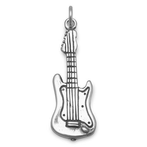 jewelrymandave's tweet image. Electric Guitar Charm, Rock Guitar Charm, Musical Instrument Charm, Charm For Guitar Players, Sterling Silver Guitar Charm, Collectible tuppu.net/cdf12f15 #jewelrymandave #Etsy #GuitarCharm