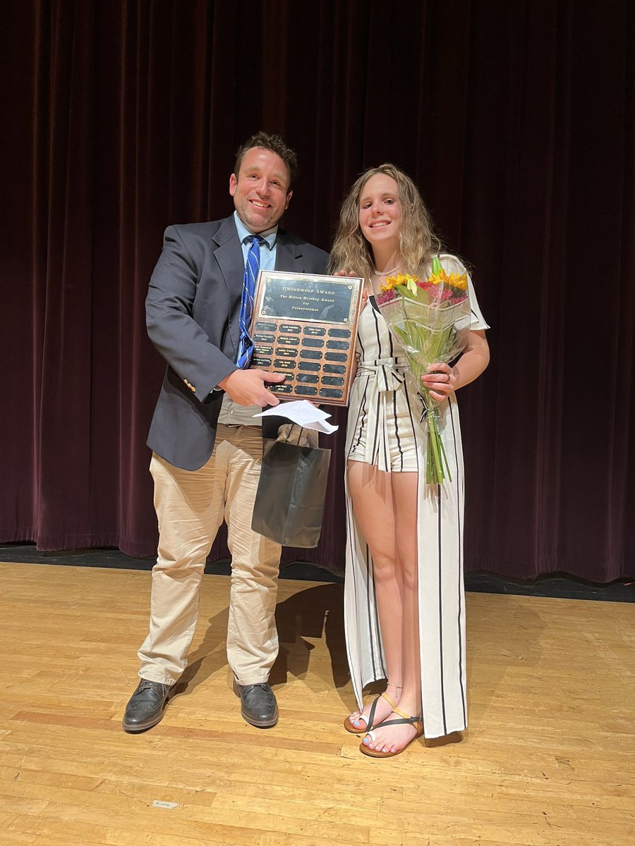 principal_fitz's tweet photo. Last night, we celebrated the academic achievements of members of the Class of 2023. They were presented with awards and scholarships. One of the awards presented was the Timberwolf Awards, an award given to one student from each department. https://t.co/QZ9yri9j7a