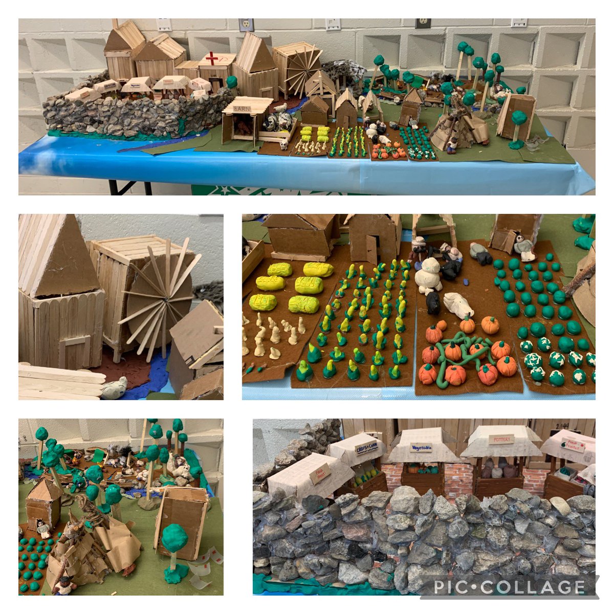 MapleGrove_PS's tweet image. Class 7-3 learned about the interrelationships of Indigenous Peoples, French and British Colonists in New France in the 1700s, and worked together as a class to build this incredible diorama.