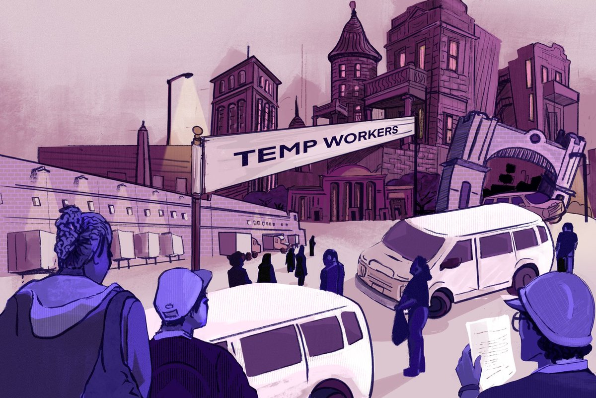 WarehouseWorker's tweet image. #TempWork is rife with discrimination – one of the issues which the #TWFSA will address when it is enacted in July. Learn from Black &amp;amp; Latinx workers about how policy decisions have impacted their lives w insight from WWJ&apos;s Tommy Carden &amp;amp; Amy Sanchez

citybureau.org/tempworkers?mc…
