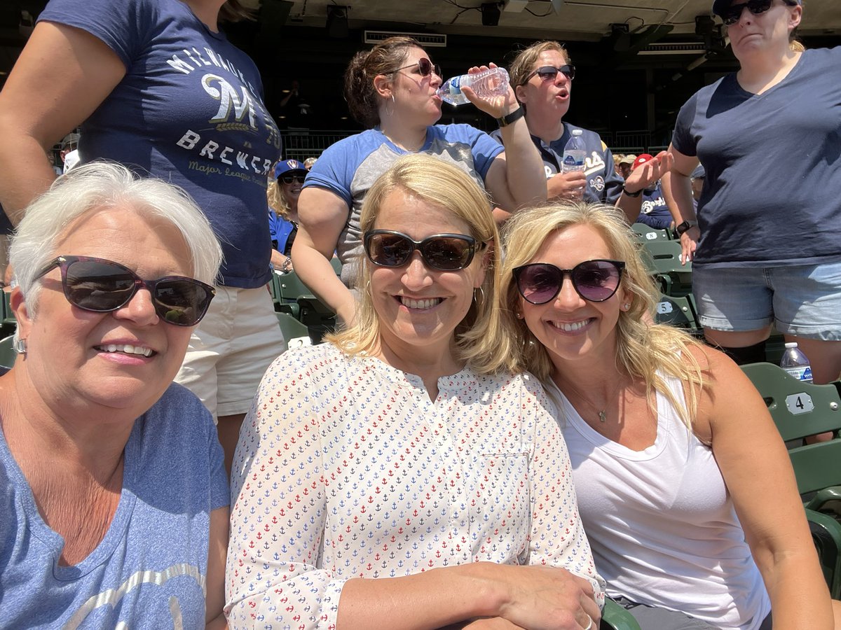 badgerkaryn's tweet photo. Thanks @brian_posick for the fun #Brewers seats that we got from the auction at #CastingforKids. Great day for baseball…hoping for a rally! https://t.co/CEqMbrNhV3