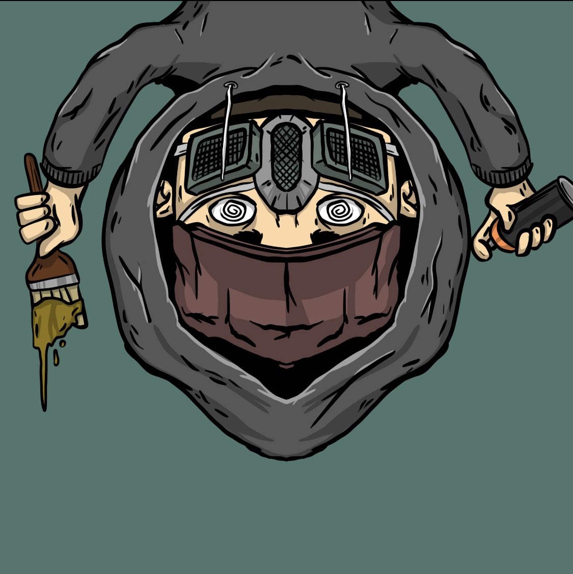 Hey now! Check this out! A little fan art shout out from the great <a href="/MaxPulso/">errdayboy</a> of <a href="/whoiswho_crew/">Who is Who</a> to our fellow #upsidedown crew of the <a href="/Moon_Bats/">Moon Bats🩸</a> community! 💥 🔥 ❤️