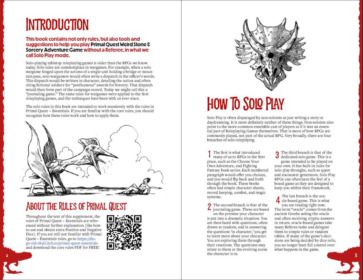 diogo_oldskull's tweet photo. A few #Layout spread studies for the upcoming toolkit for #PrimalQuest called #FERAL, with tools for improvising, #SoloPlay, and #GMLess play (which is how I play with my kid and all kinds of #Naruto elements get thrown into our Thaia).

#TTRPG #WIP #DnD #RPGLATAM https://t.co/YpNik53cmT